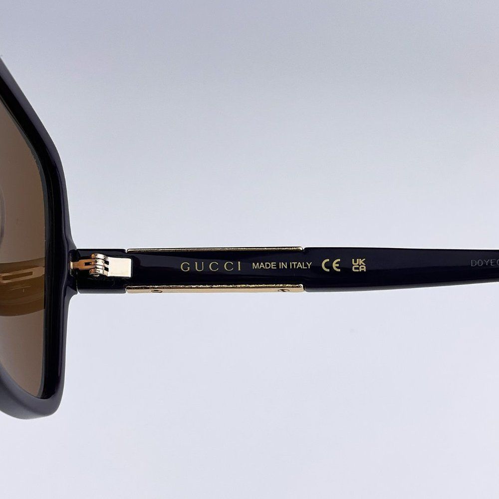 Gucci GG1189S 005 Sunglasses Violet Brown Square Oversized Women - Picture 7 of 12